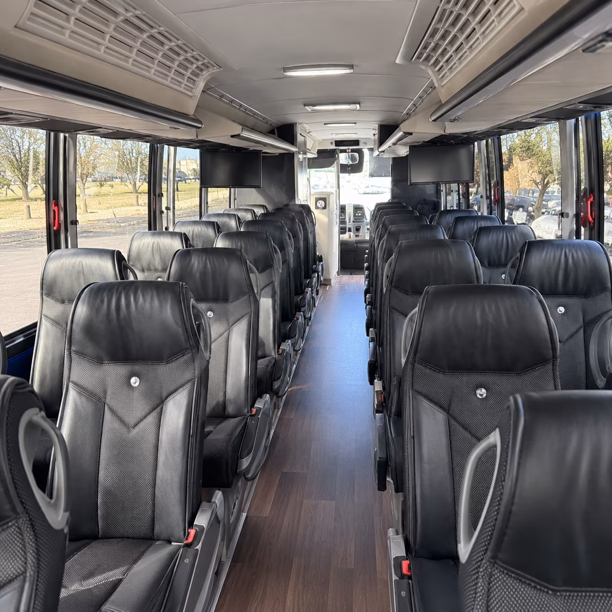 40-56 Passenger Charter Bus Inside