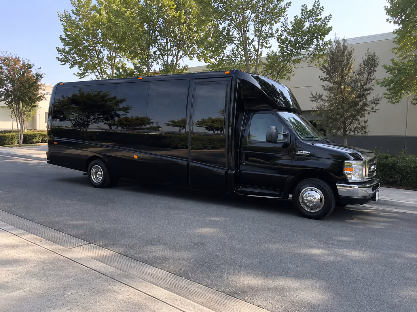 Sparks Private Event Transportation party bus exterior