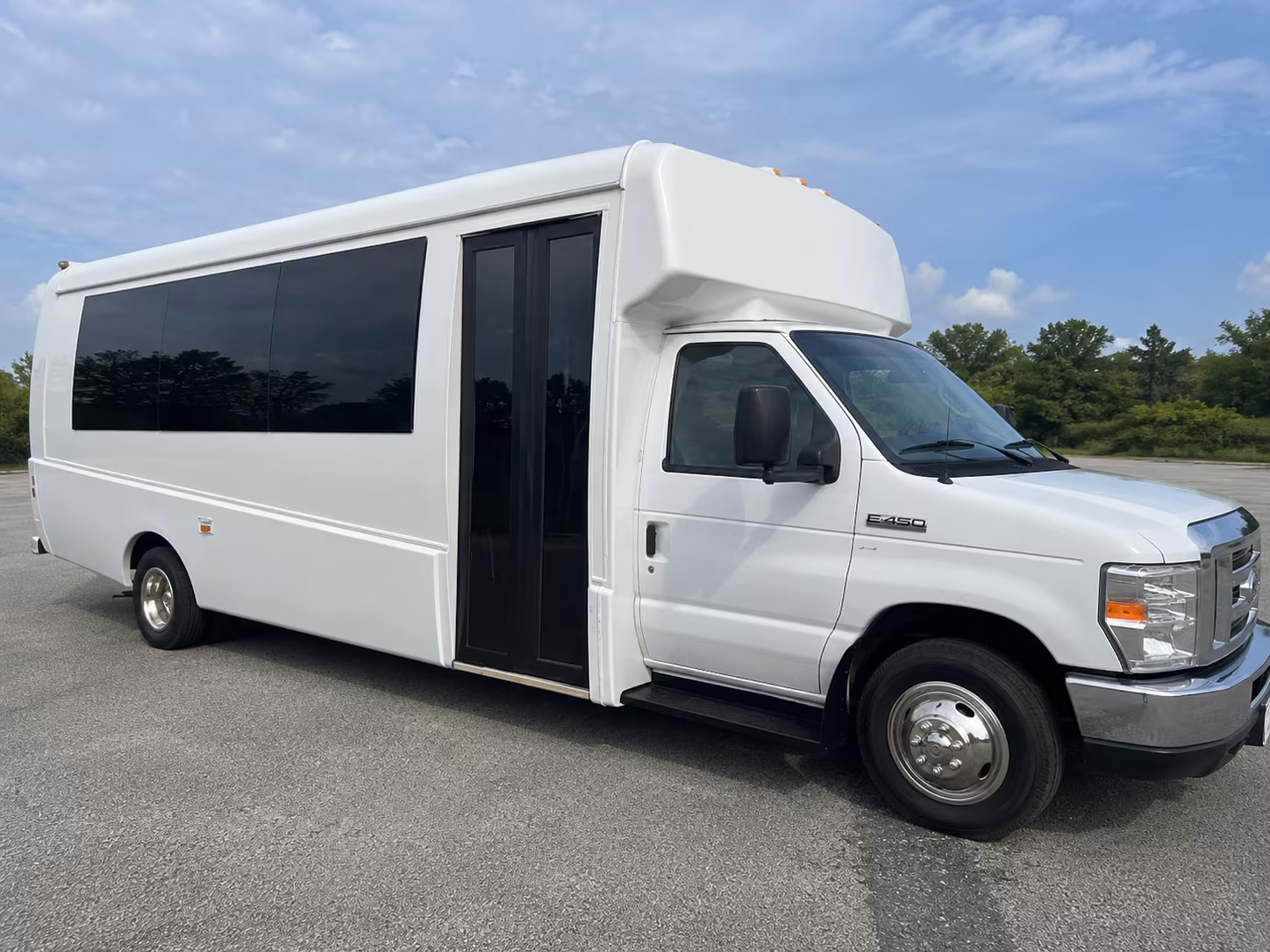 Sparks Private Event Transportation party bus exterior