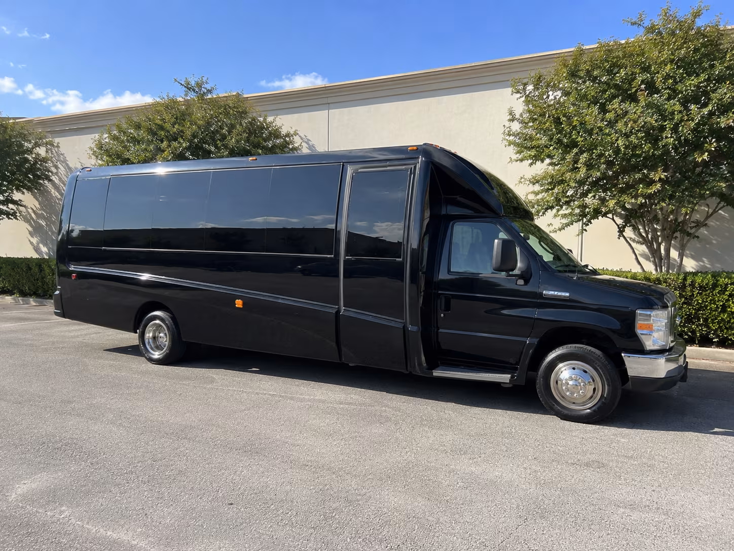 Sparks Private Event Transportation party bus interior