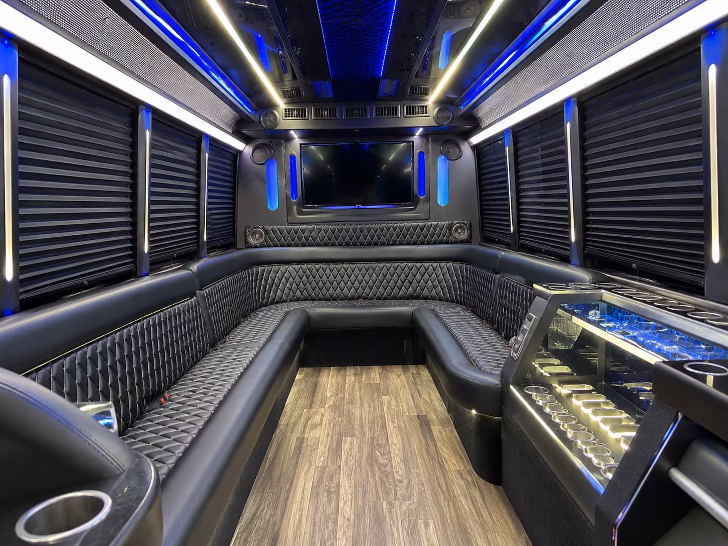 Sparks Prom & Homecoming Transportation party bus exterior