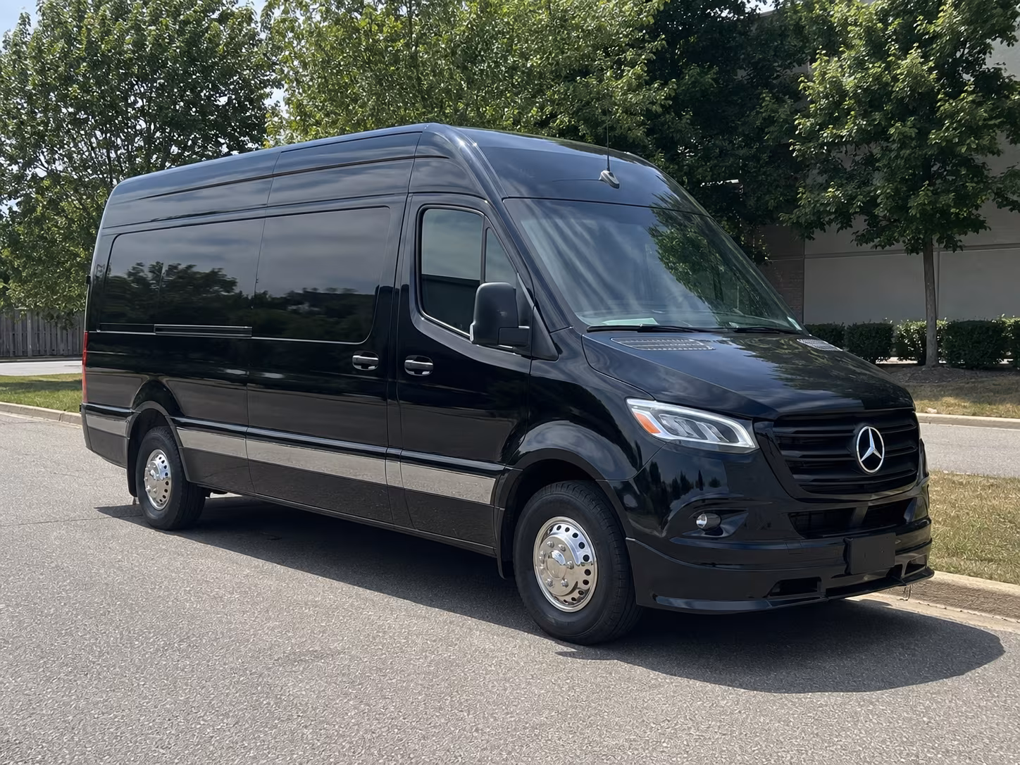 Sparks School Event Transportation party bus exterior