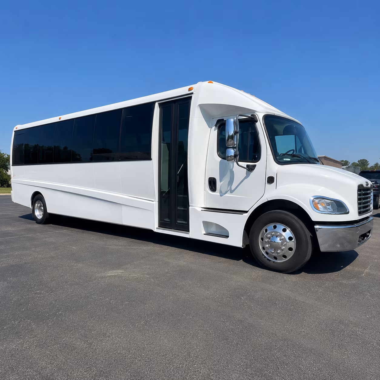 Sparks School Event Transportation party bus exterior