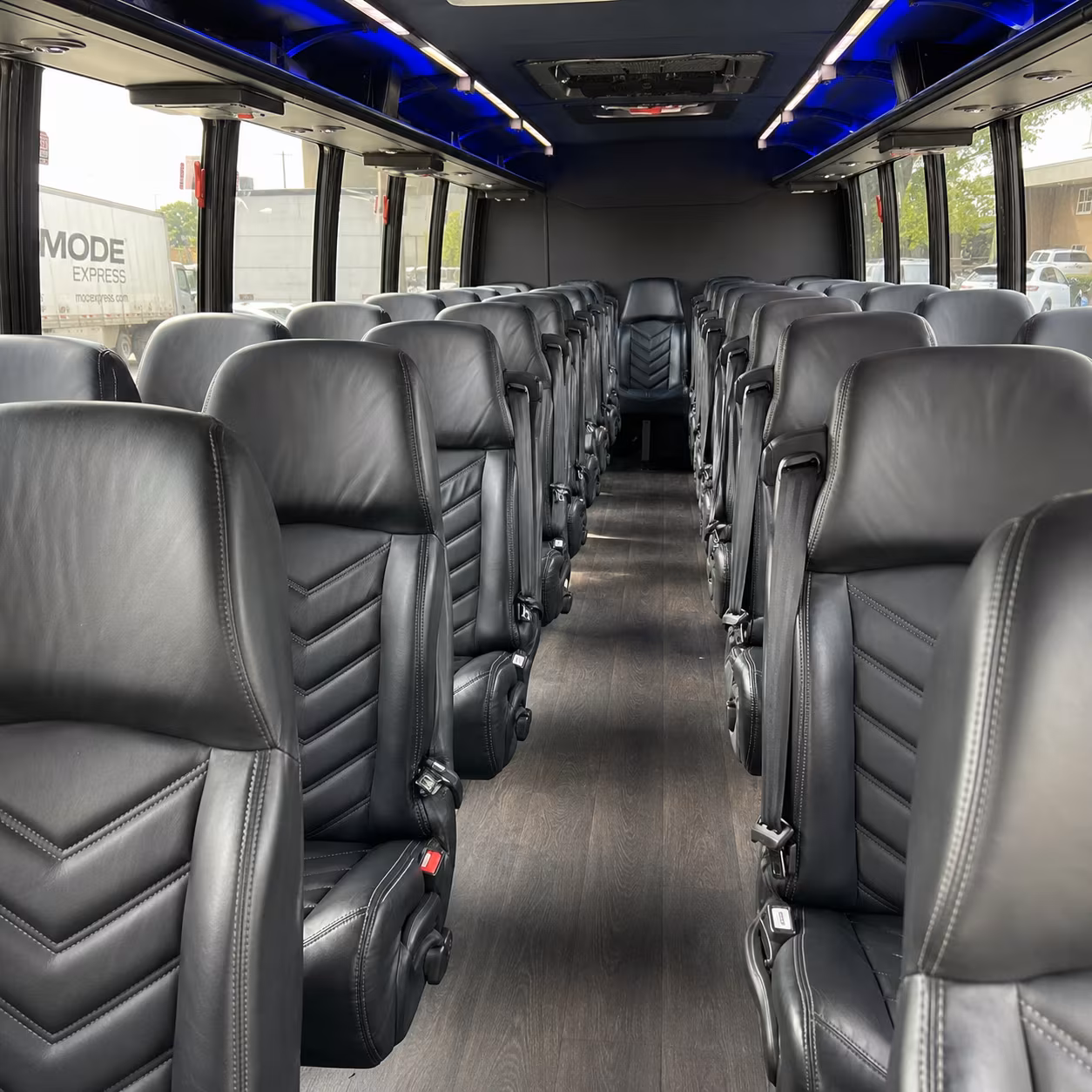 Sparks School Event Transportation party bus exterior