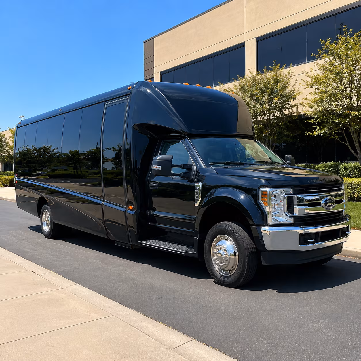 Sparks School Event Transportation party bus exterior