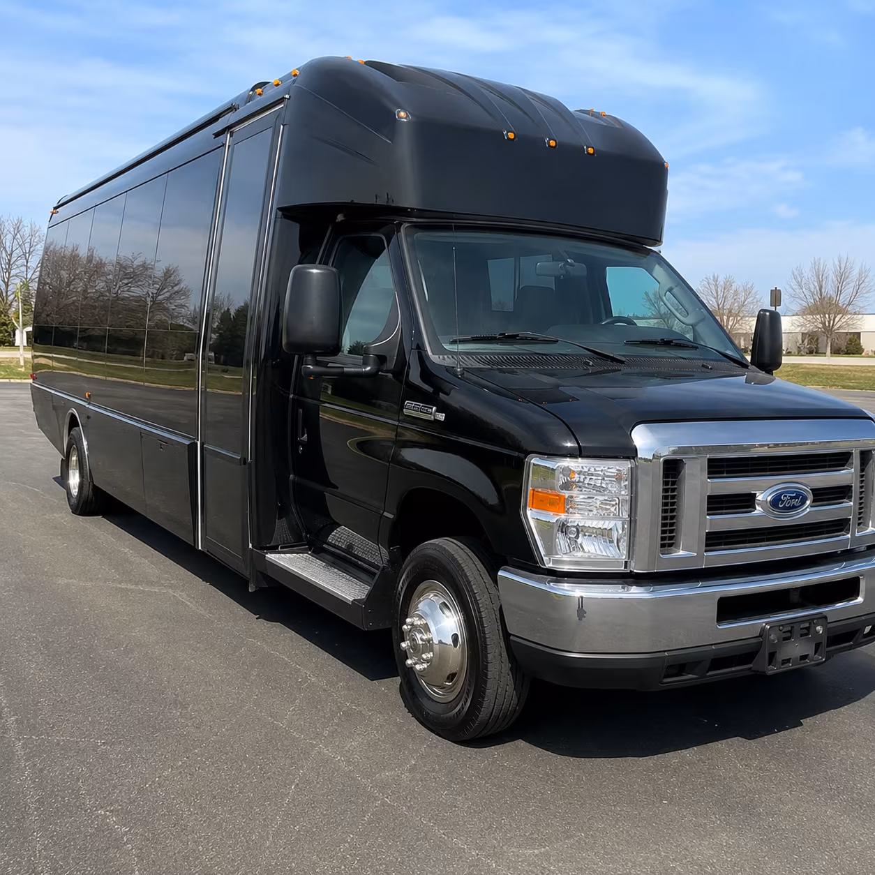 Sparks Sporting Event Transportation party bus exterior