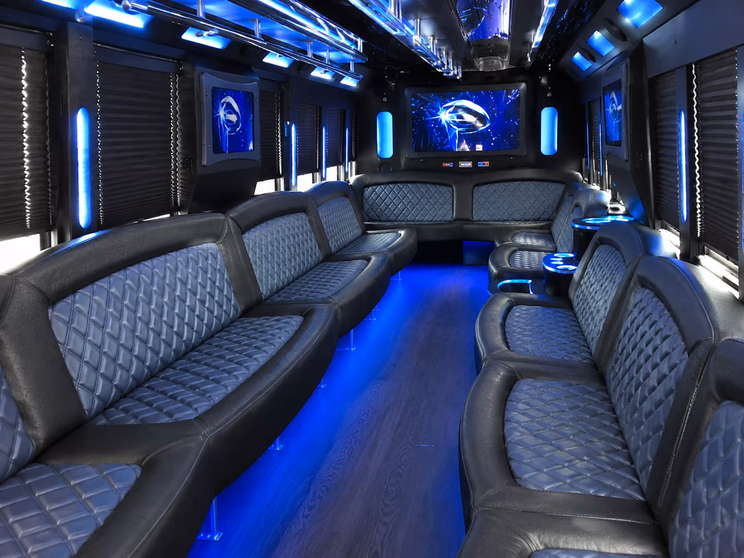 Sparks Wedding Transportation party bus exterior