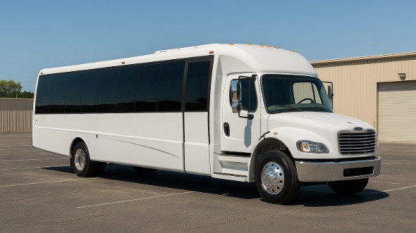 Exterior of Charter Bus Company Sparks's 25 Passenger Mini Bus in Sparks