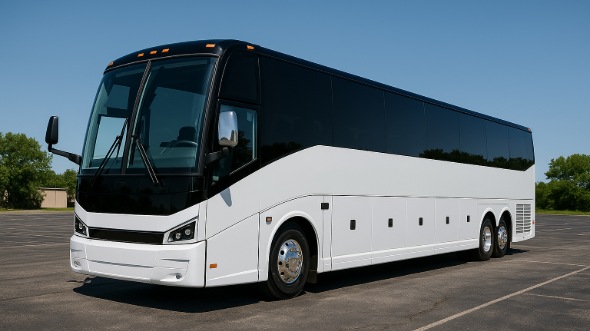 Exterior of Charter Bus Company Elk Grove's 40 Passenger Party Bus in Elk Grove