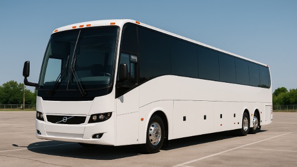 Exterior of Charter Bus Company Sparks's 46 Passenger Charter Bus in Sparks