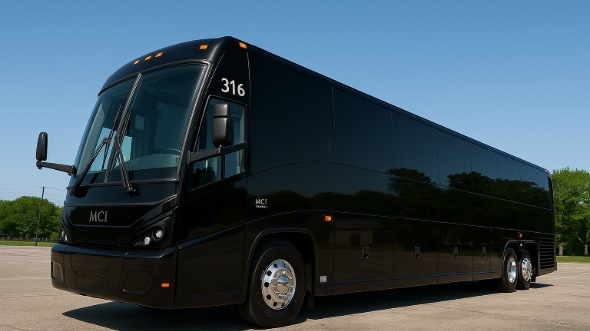 Exterior of Charter Bus Company Sparks's 55 Passenger Charter Bus in Sparks