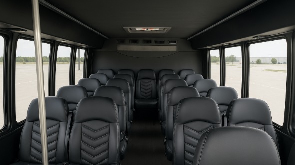 25 passenger minibus interior