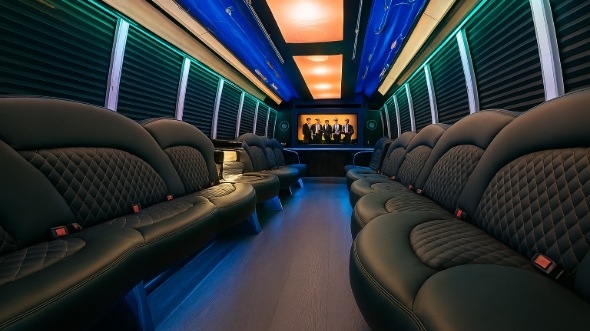 sparks 50 passenger party bus rental